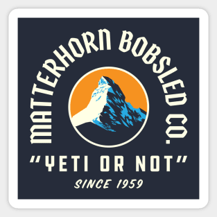 Matterhorn Bobsled Co. Sticker